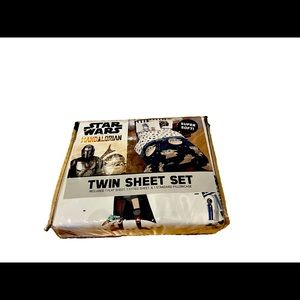 Star Wars Mandalorian twin sheet set